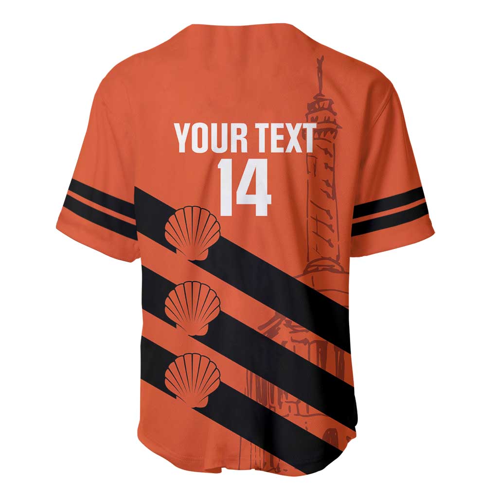 Cibao Dominican Republic Football Custom Baseball Jersey Vamos La Bestia Naranja - Wonder Print Shop