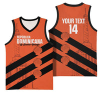 Cibao Dominican Republic Football Custom Basketball Jersey Vamos La Bestia Naranja - Wonder Print Shop