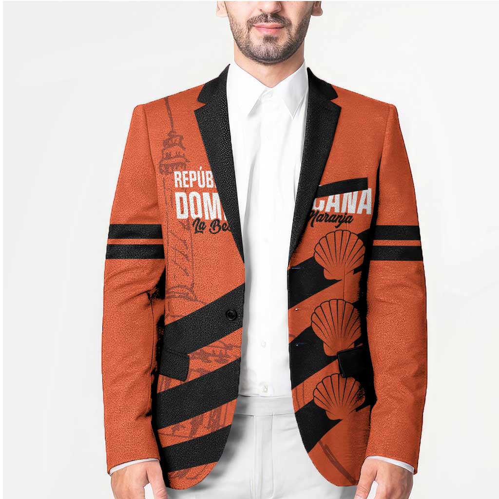 Cibao Dominican Republic Football Custom Blazer Vamos La Bestia Naranja - Wonder Print Shop