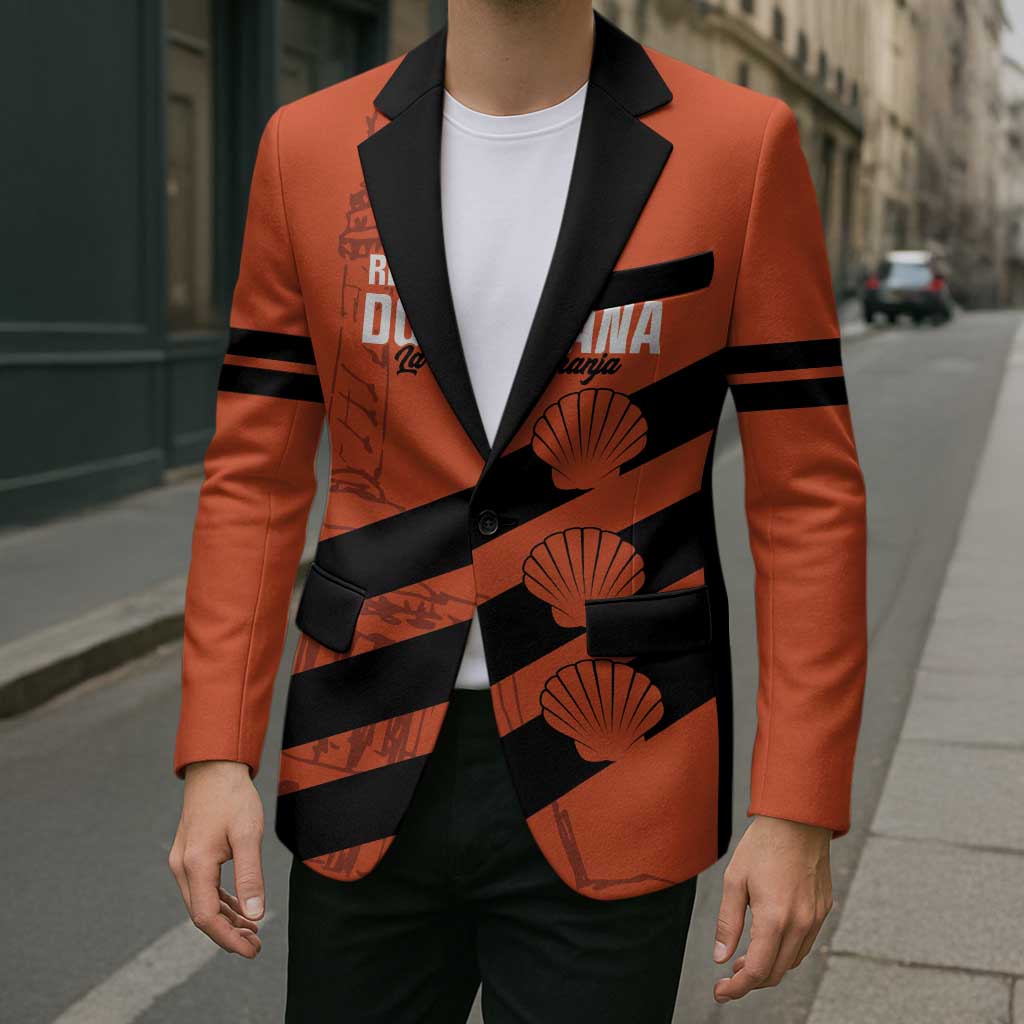 Cibao Dominican Republic Football Custom Blazer Vamos La Bestia Naranja - Wonder Print Shop