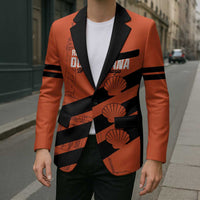 Cibao Dominican Republic Football Custom Blazer Vamos La Bestia Naranja - Wonder Print Shop