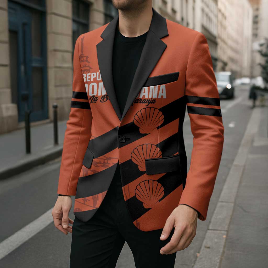 Cibao Dominican Republic Football Custom Blazer Vamos La Bestia Naranja - Wonder Print Shop