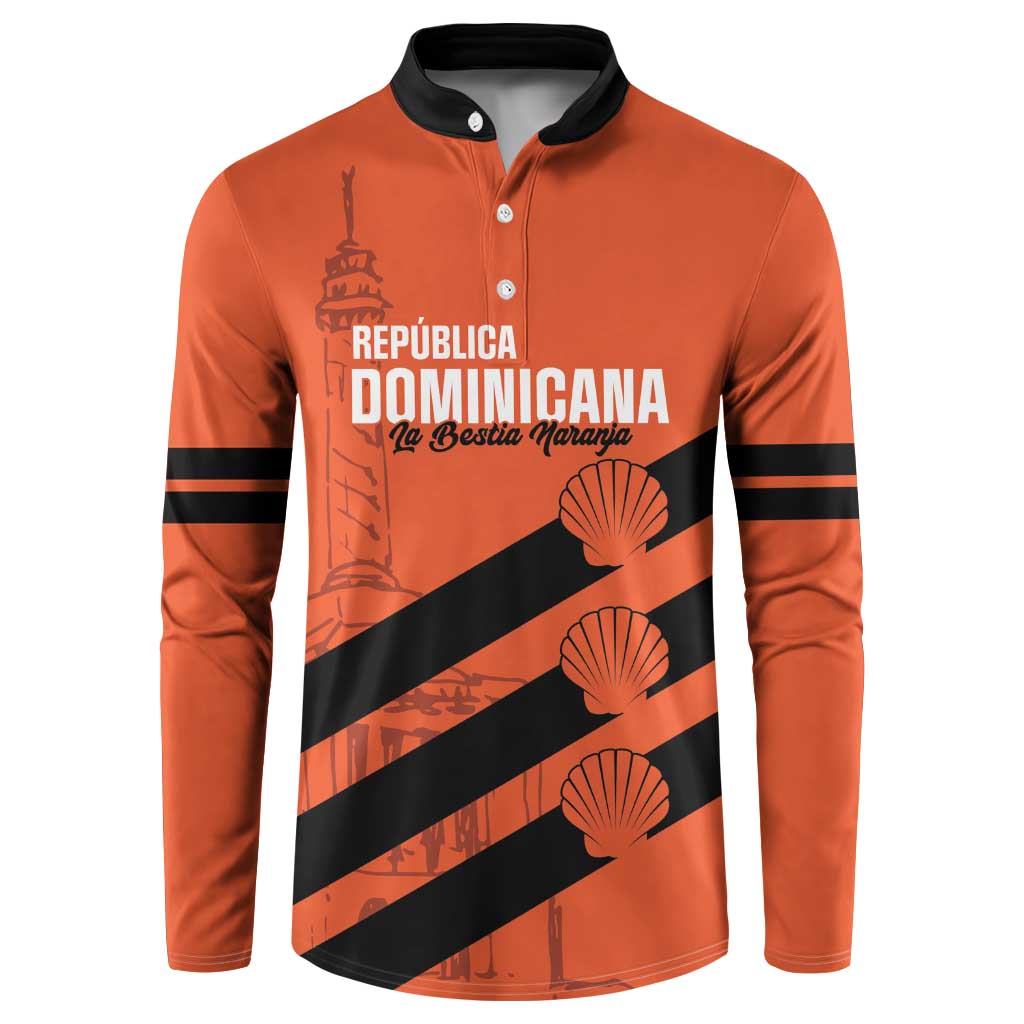 Cibao Dominican Republic Football Custom Button Sweatshirt Vamos La Bestia Naranja - Wonder Print Shop