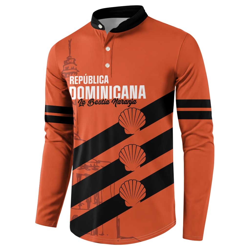 Cibao Dominican Republic Football Custom Button Sweatshirt Vamos La Bestia Naranja - Wonder Print Shop