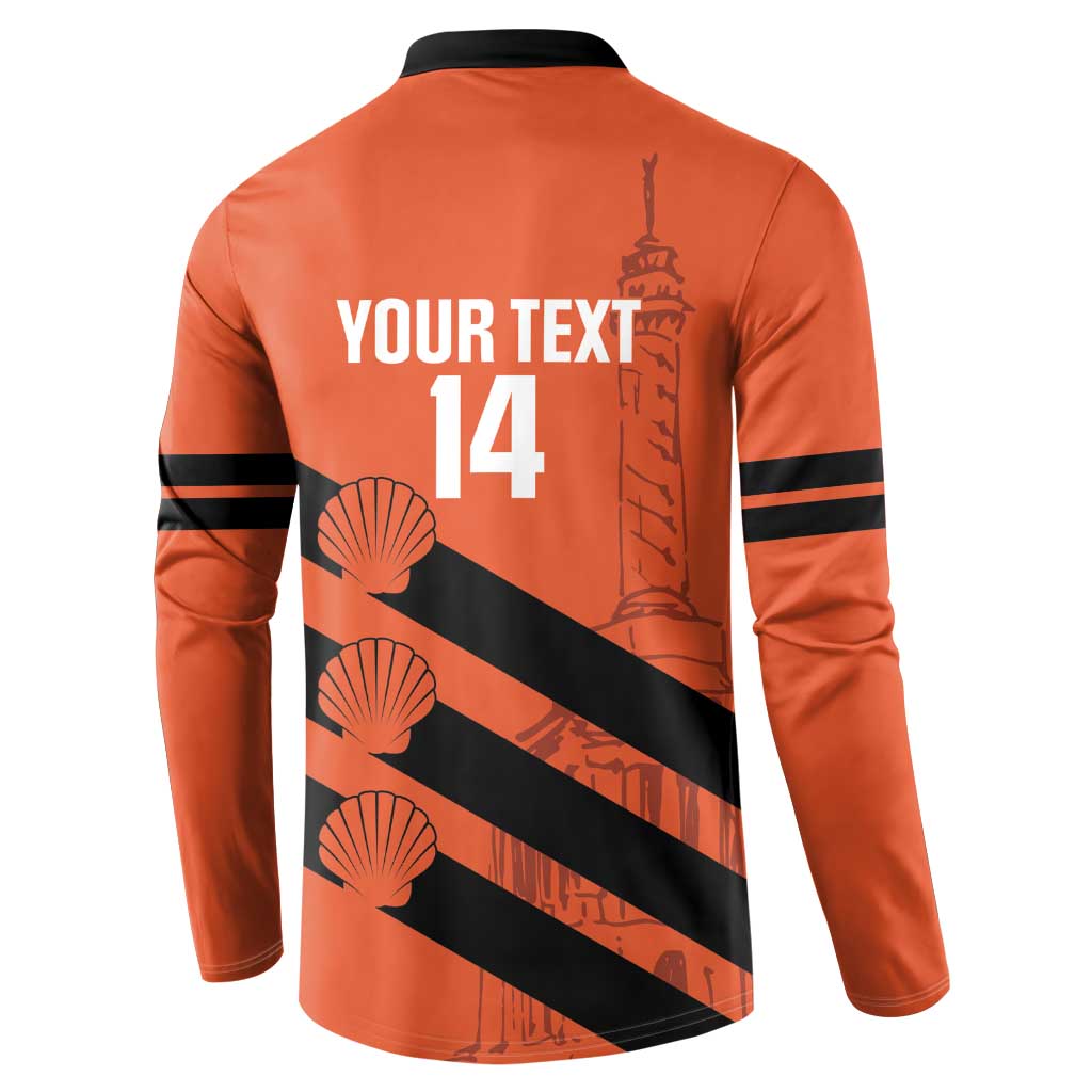 Cibao Dominican Republic Football Custom Button Sweatshirt Vamos La Bestia Naranja - Wonder Print Shop