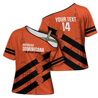 Cibao Dominican Republic Football Custom Cross Shoulder Shirt Vamos La Bestia Naranja - Wonder Print Shop