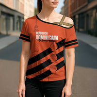 Cibao Dominican Republic Football Custom Cross Shoulder Shirt Vamos La Bestia Naranja - Wonder Print Shop