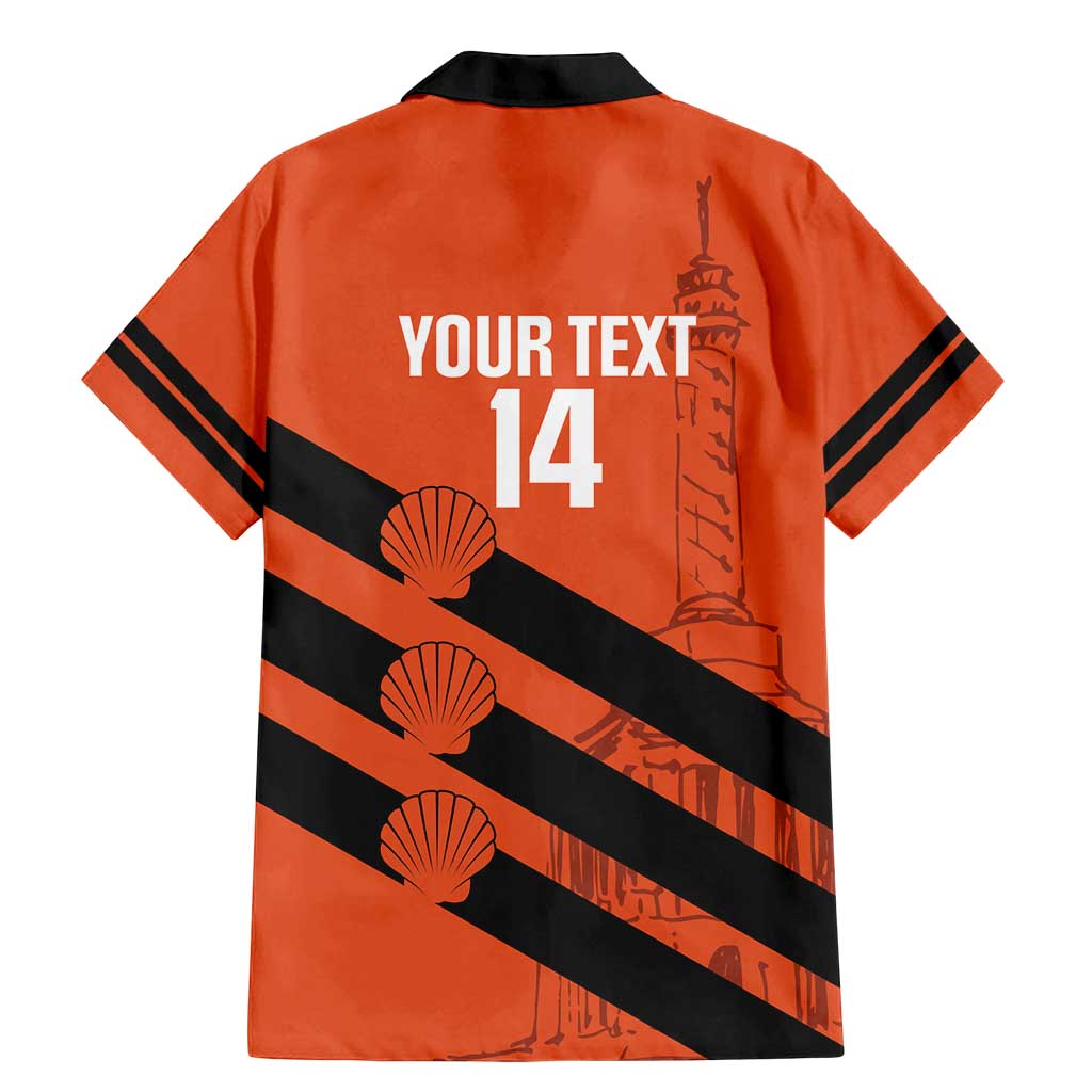 Cibao Dominican Republic Football Custom Family Matching Mermaid Dress and Hawaiian Shirt Vamos La Bestia Naranja - Wonder Print Shop