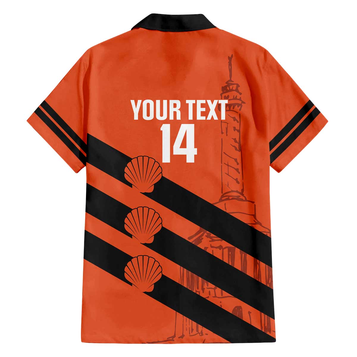 Cibao Dominican Republic Football Custom Family Matching Off The Shoulder Long Sleeve Dress and Hawaiian Shirt Vamos La Bestia Naranja - Wonder Print Shop