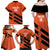 Cibao Dominican Republic Football Custom Family Matching Off Shoulder Maxi Dress and Hawaiian Shirt Vamos La Bestia Naranja - Wonder Print Shop