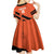 Cibao Dominican Republic Football Custom Kid Short Sleeve Dress Vamos La Bestia Naranja - Wonder Print Shop