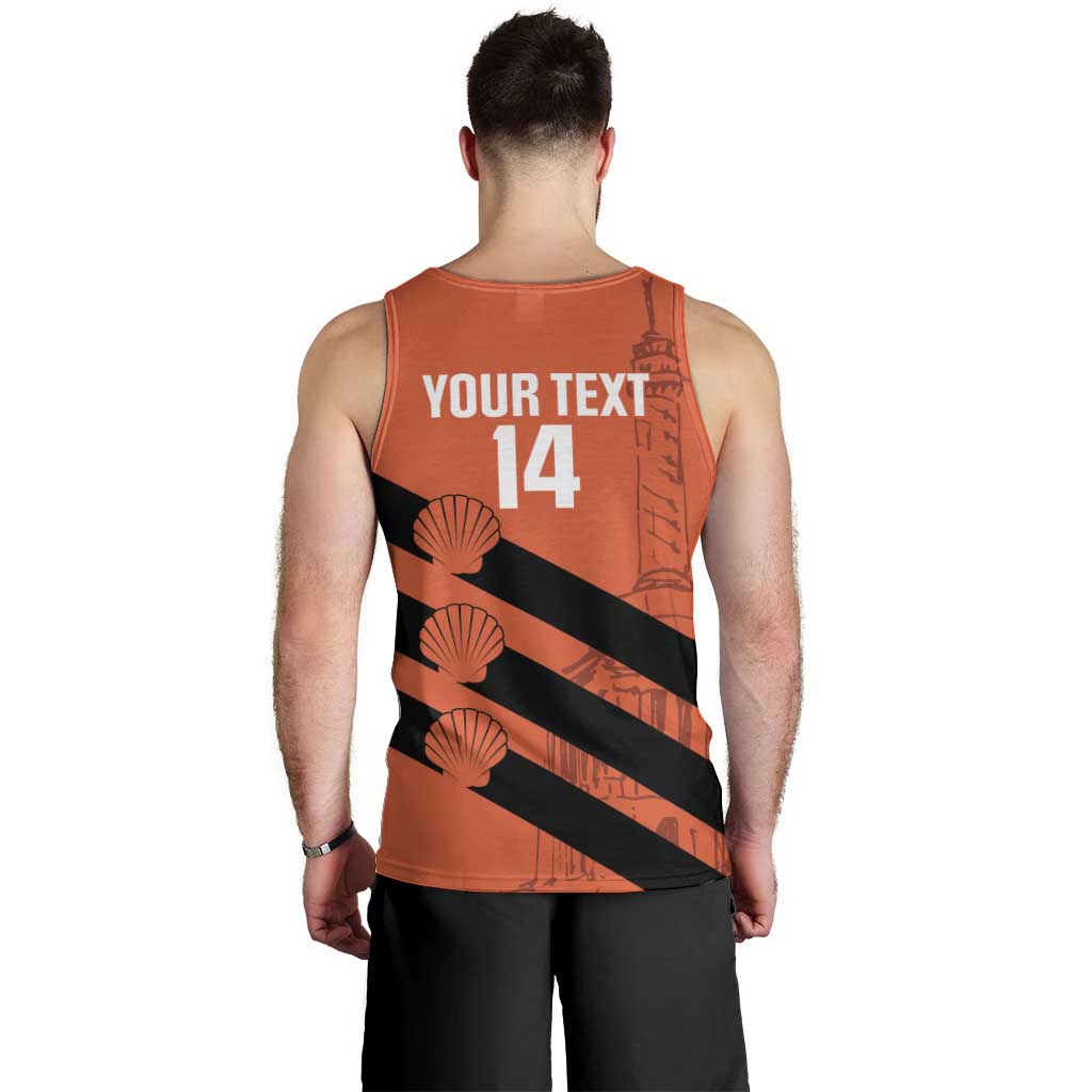 Cibao Dominican Republic Football Custom Men Tank Top Vamos La Bestia Naranja - Wonder Print Shop