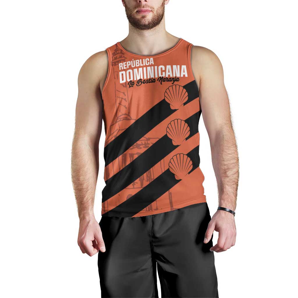 Cibao Dominican Republic Football Custom Men Tank Top Vamos La Bestia Naranja - Wonder Print Shop