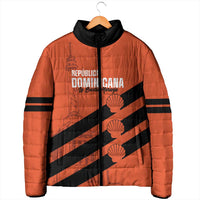 Cibao Dominican Republic Football Custom Padded Jacket Vamos La Bestia Naranja - Wonder Print Shop