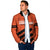 Cibao Dominican Republic Football Custom Padded Jacket Vamos La Bestia Naranja - Wonder Print Shop