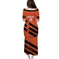 Cibao Dominican Republic Football Custom Puletasi Vamos La Bestia Naranja - Wonder Print Shop