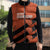Cibao Dominican Republic Football Custom Sleeveless Puffer Jacket Vamos La Bestia Naranja - Wonder Print Shop