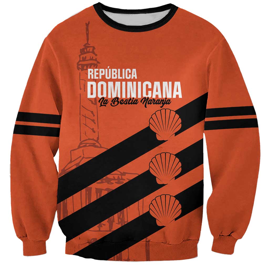 Cibao Dominican Republic Football Custom Sweatshirt Vamos La Bestia Naranja - Wonder Print Shop