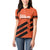 Cibao Dominican Republic Football Custom Women Polo Shirt Vamos La Bestia Naranja - Wonder Print Shop
