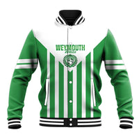 Weymouth Barbados Football Custom Baseball Jacket Come On Wales - Wonder Print Shop