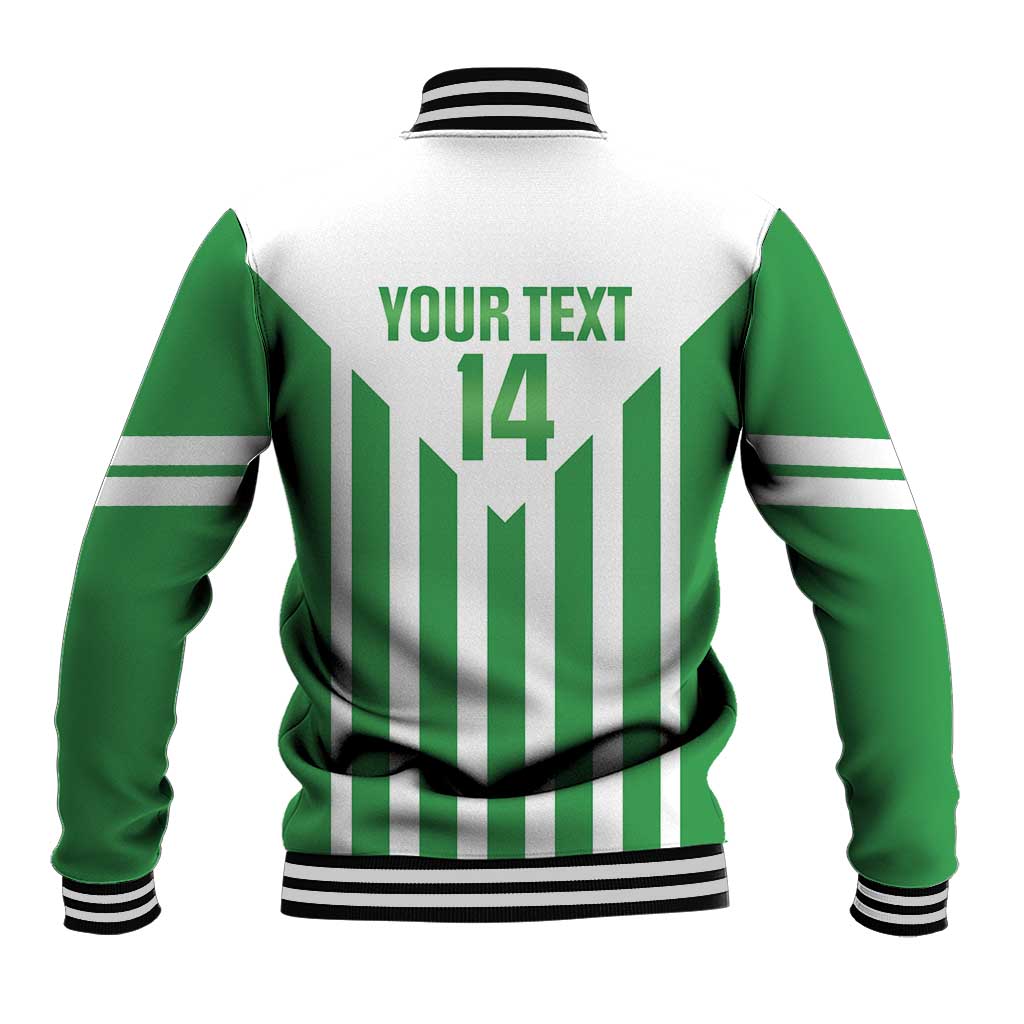 Weymouth Barbados Football Custom Baseball Jacket Come On Wales - Wonder Print Shop