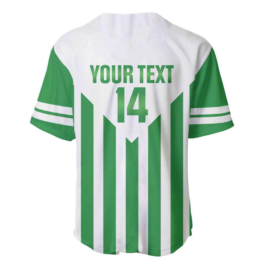 Weymouth Barbados Football Custom Baseball Jersey Come On Wales - Wonder Print Shop