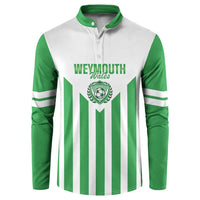 Weymouth Barbados Football Custom Button Sweatshirt Come On Wales - Wonder Print Shop