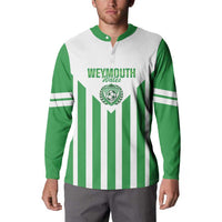 Weymouth Barbados Football Custom Button Sweatshirt Come On Wales - Wonder Print Shop