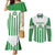 Weymouth Barbados Football Custom Couples Matching Mermaid Dress and Long Sleeve Button Shirt Come On Wales - Wonder Print Shop