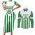 Weymouth Barbados Football Custom Couples Matching Short Sleeve Bodycon Dress and Long Sleeve Button Shirt Come On Wales - Wonder Print Shop