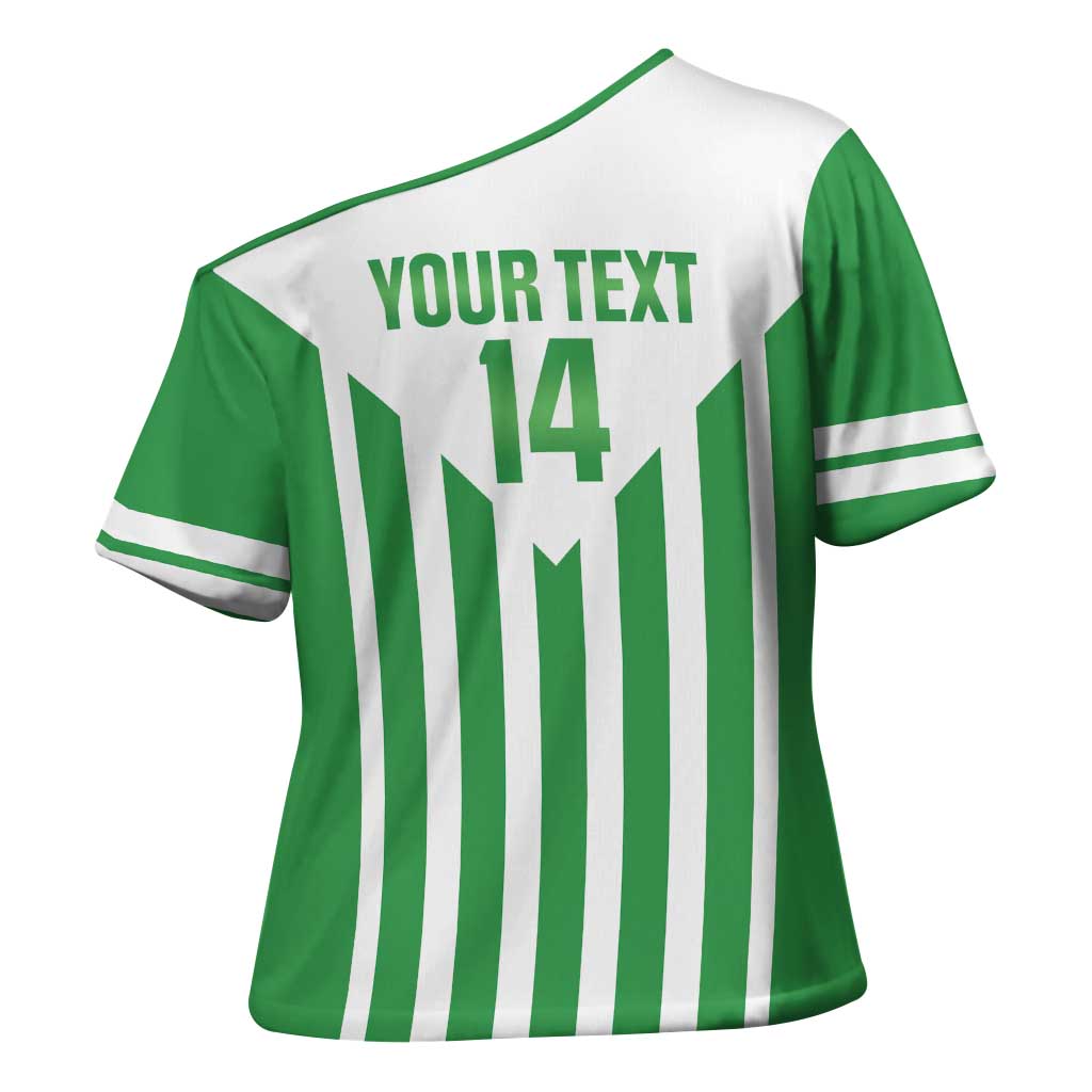 Weymouth Barbados Football Custom Cross Shoulder Shirt Come On Wales - Wonder Print Shop