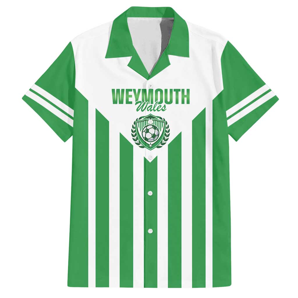 Weymouth Barbados Football Custom Family Matching Long Sleeve Bodycon Dress and Hawaiian Shirt Come On Wales - Wonder Print Shop