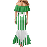 Weymouth Barbados Football Custom Family Matching Mermaid Dress and Hawaiian Shirt Come On Wales - Wonder Print Shop