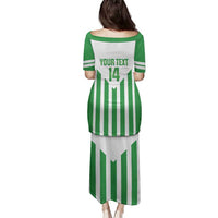 Weymouth Barbados Football Custom Family Matching Puletasi and Hawaiian Shirt Come On Wales - Wonder Print Shop