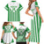Weymouth Barbados Football Custom Family Matching Short Sleeve Bodycon Dress and Hawaiian Shirt Come On Wales - Wonder Print Shop