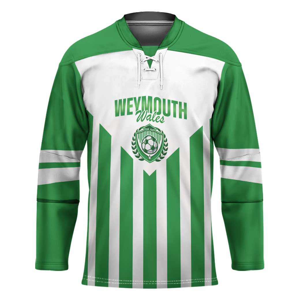 Weymouth Barbados Football Custom Hockey Jersey Come On Wales - Wonder Print Shop