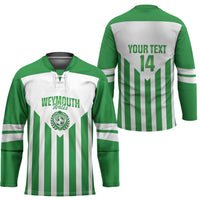 Weymouth Barbados Football Custom Hockey Jersey Come On Wales - Wonder Print Shop