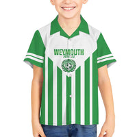 Weymouth Barbados Football Custom Kid Hawaiian Shirt Come On Wales - Wonder Print Shop