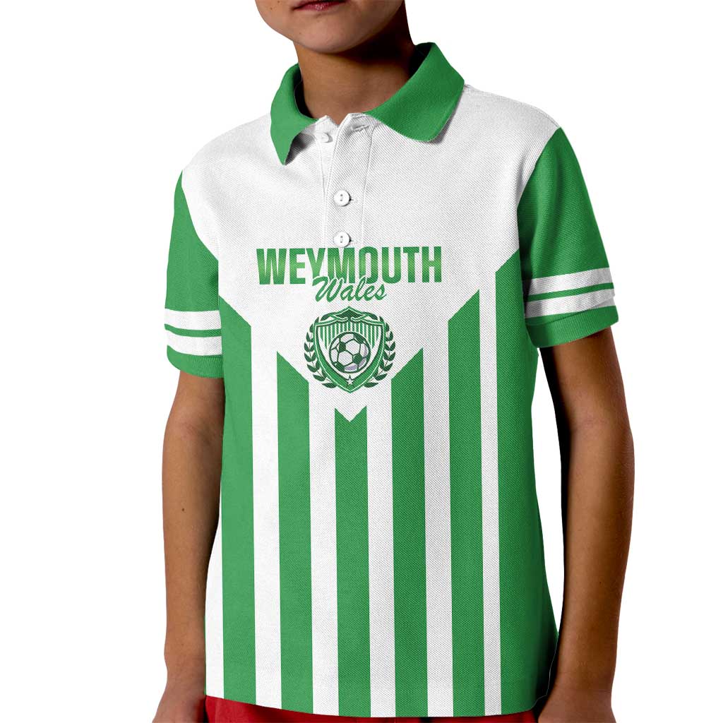 Weymouth Barbados Football Custom Kid Polo Shirt Come On Wales - Wonder Print Shop