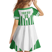 Weymouth Barbados Football Custom Kid Short Sleeve Dress Come On Wales - Wonder Print Shop