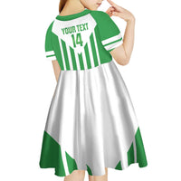 Weymouth Barbados Football Custom Kid Short Sleeve Dress Come On Wales - Wonder Print Shop