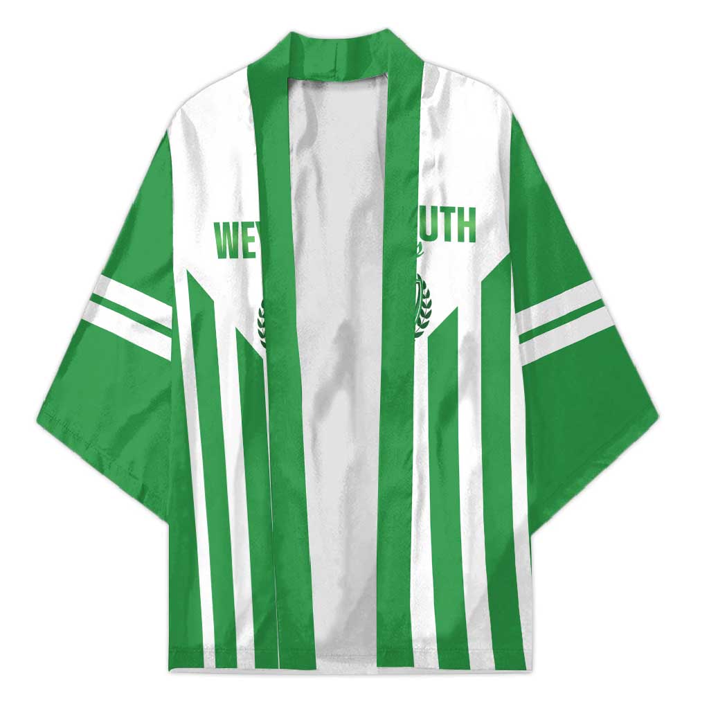 Weymouth Barbados Football Custom Kimono Come On Wales - Wonder Print Shop