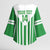 Weymouth Barbados Football Custom Kimono Sleeve Blouse Come On Wales - Wonder Print Shop