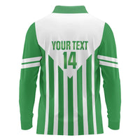 Weymouth Barbados Football Custom Long Sleeve Polo Shirt Come On Wales - Wonder Print Shop