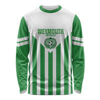 Weymouth Barbados Football Custom Long Sleeve Shirt Come On Wales - Wonder Print Shop