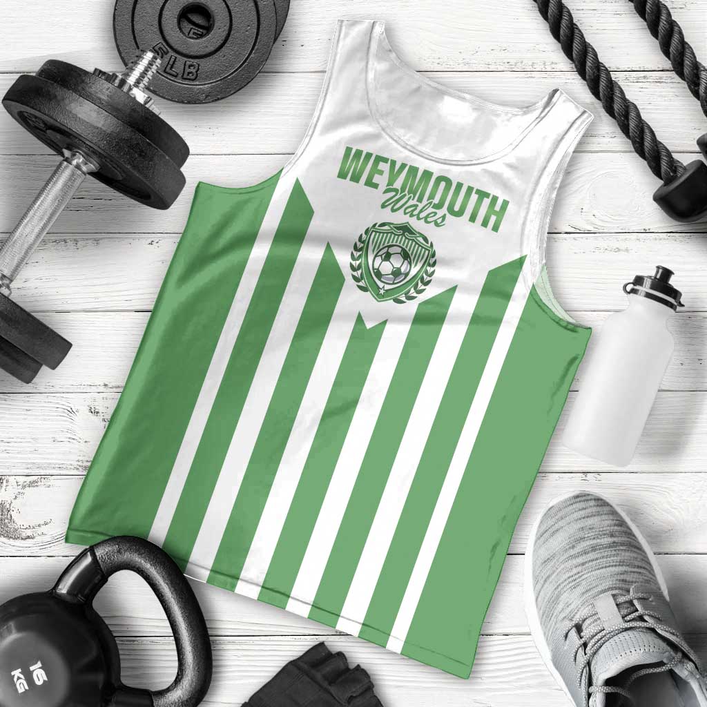 Weymouth Barbados Football Custom Men Tank Top Come On Wales - Wonder Print Shop