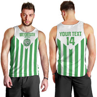 Weymouth Barbados Football Custom Men Tank Top Come On Wales - Wonder Print Shop