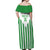 Weymouth Barbados Football Custom Off Shoulder Maxi Dress Come On Wales - Wonder Print Shop