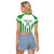Weymouth Barbados Football Custom Raglan Cropped T Shirt Come On Wales - Wonder Print Shop