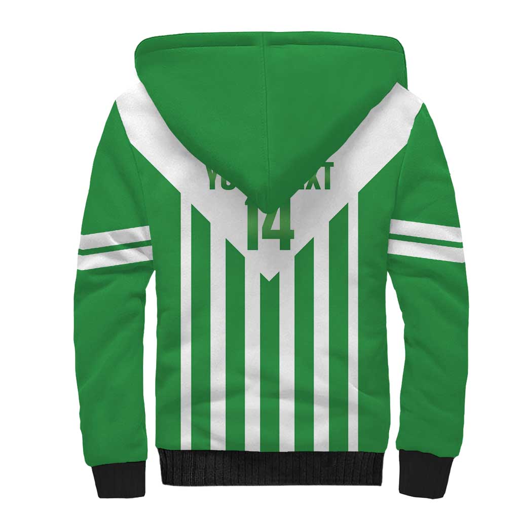 Weymouth Barbados Football Custom Sherpa Hoodie Come On Wales - Wonder Print Shop